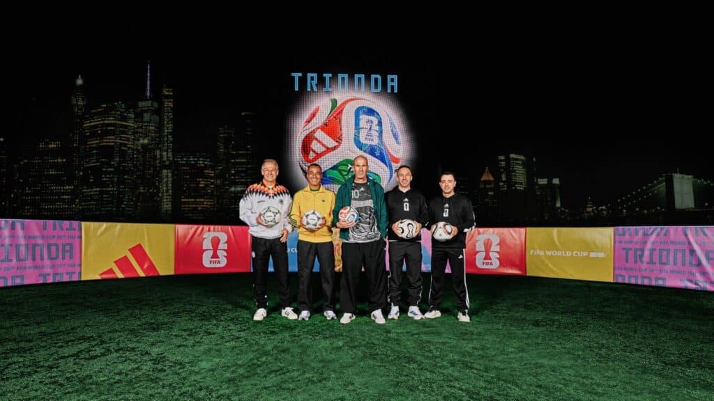 adidas hat in dieser Woche den TRIONDA vorgestellt – den offiziellen Spielball der FIFA Fußball-Weltmeisterschaft 2026. (Foto Adidas)