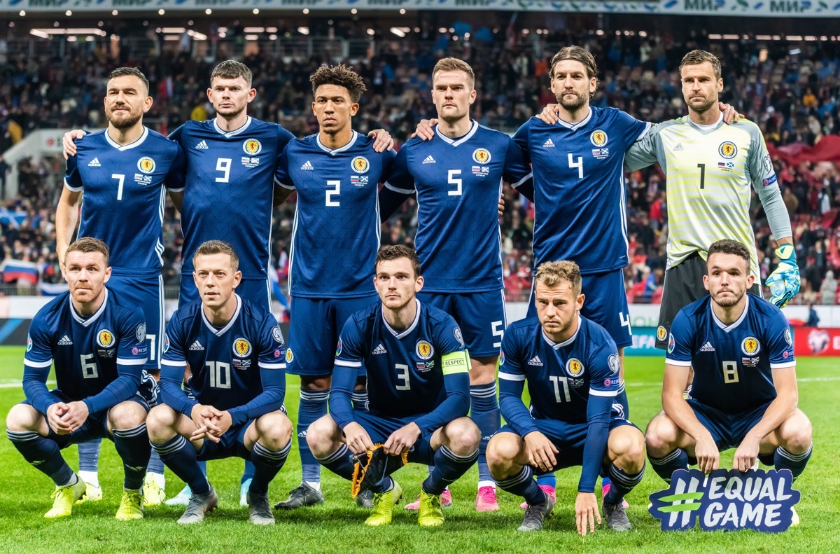 Schottlands Nationalmannschaft bei der EM 2024.
