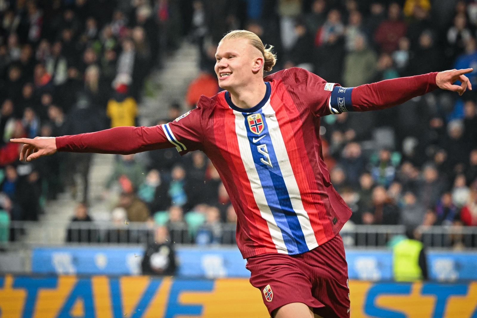 Erling Braut Haaland im Trikot Norwegens.