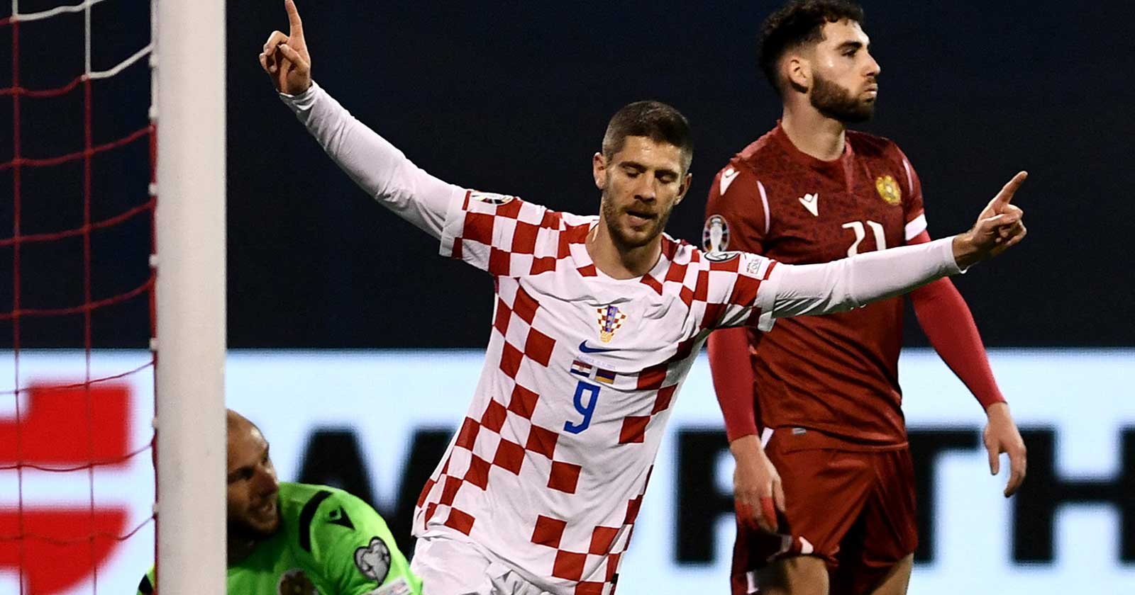 Kroatiens Nationalmannschaft bei der EM 2024.