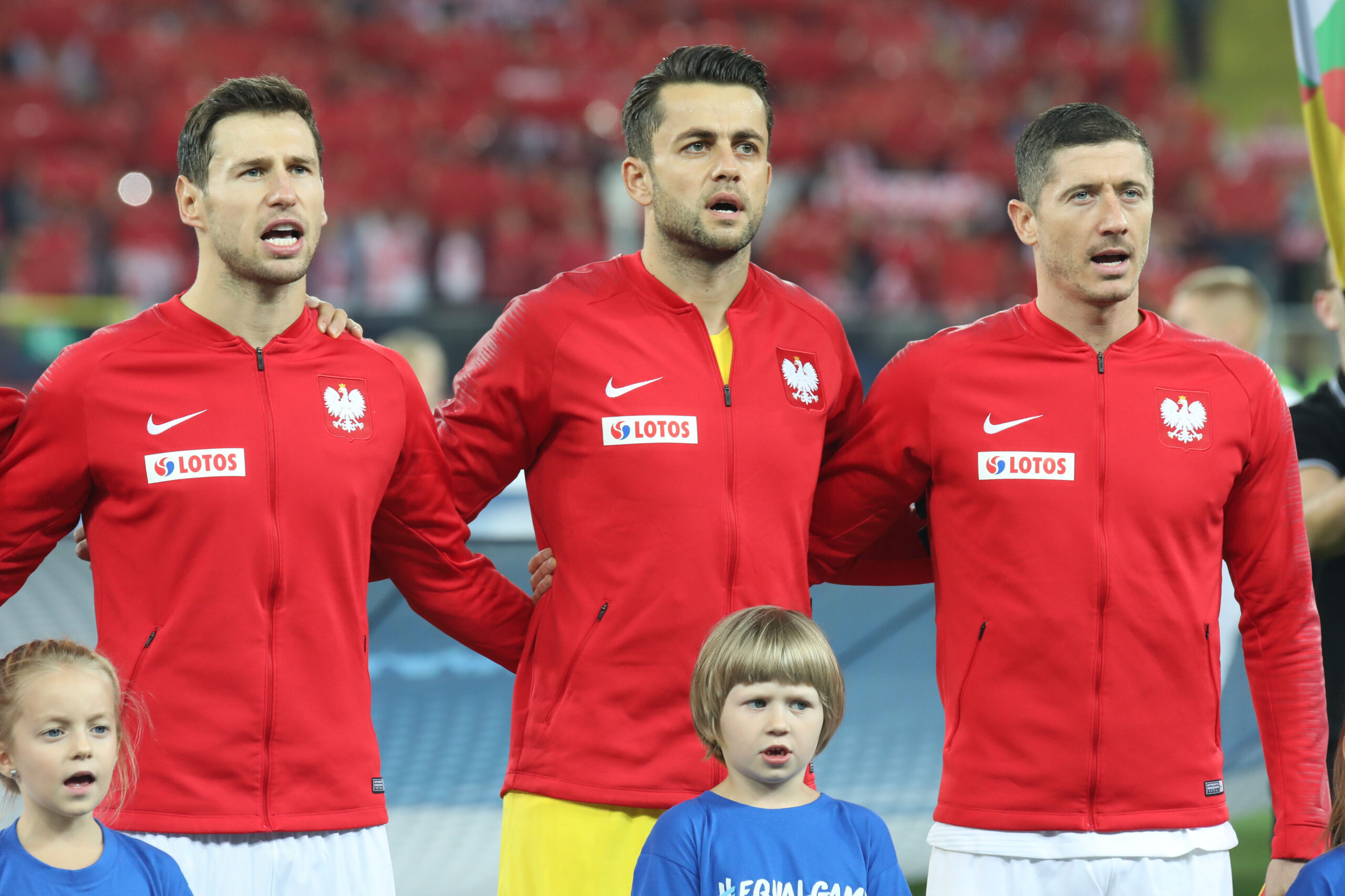 Polen in der WM-Quali : Grzegorz Krychowiak, Lukasz Fabianski, Robert Lewandowski (Foto Depositphotos.com)