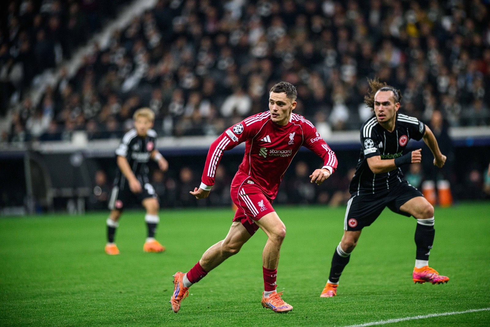 FRANKFURT, DEUTSCHLAND – 22. OKTOBER 2025: Florian Wirtz – UEFA Champions League, Spiel SG Eintracht Frankfurt gegen Liverpool FC im Deutsche Bank Park.