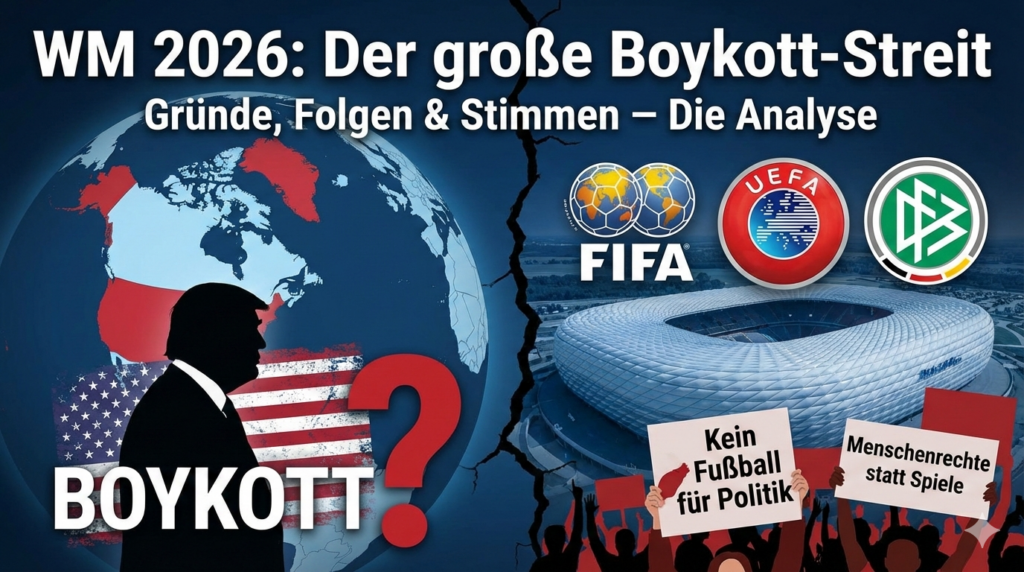 Gibt es einen WM 2026 Boykott - die Diskussion ist neu entfacht wegen Trump und der FIFA