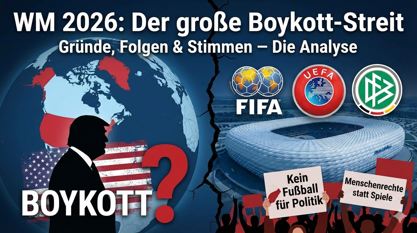 Gibt es einen WM 2026 Boykott - die Diskussion ist neu entfacht wegen Trump und der FIFA