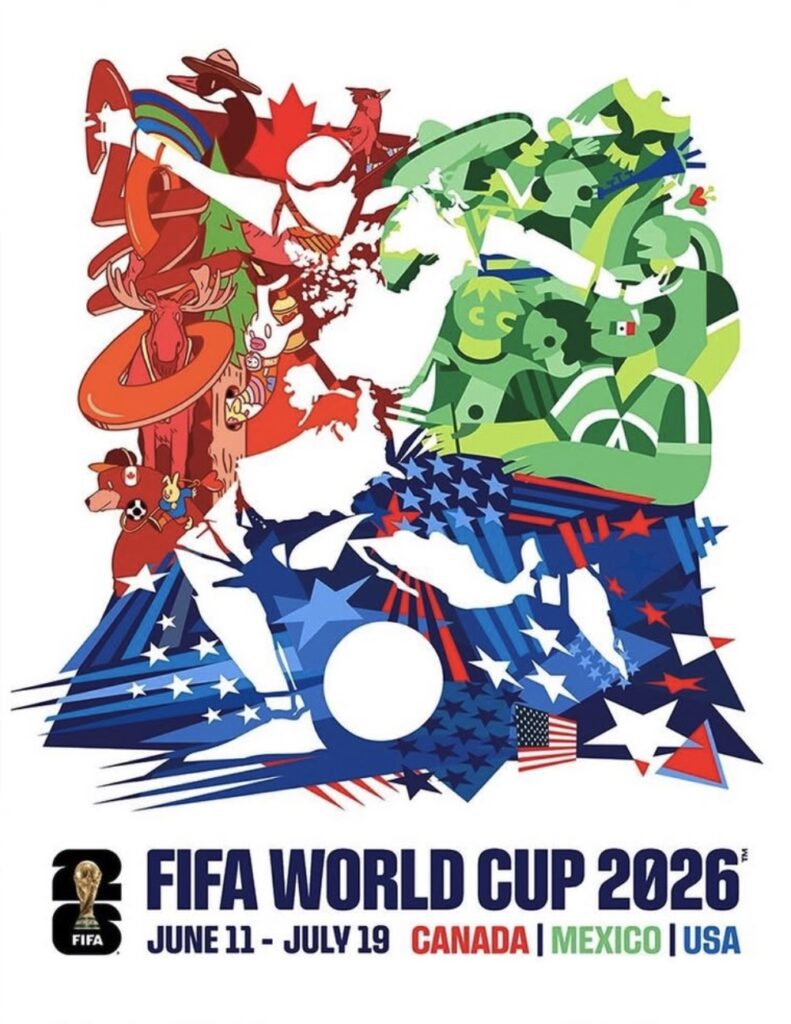 Das ist das FIFA WM poster