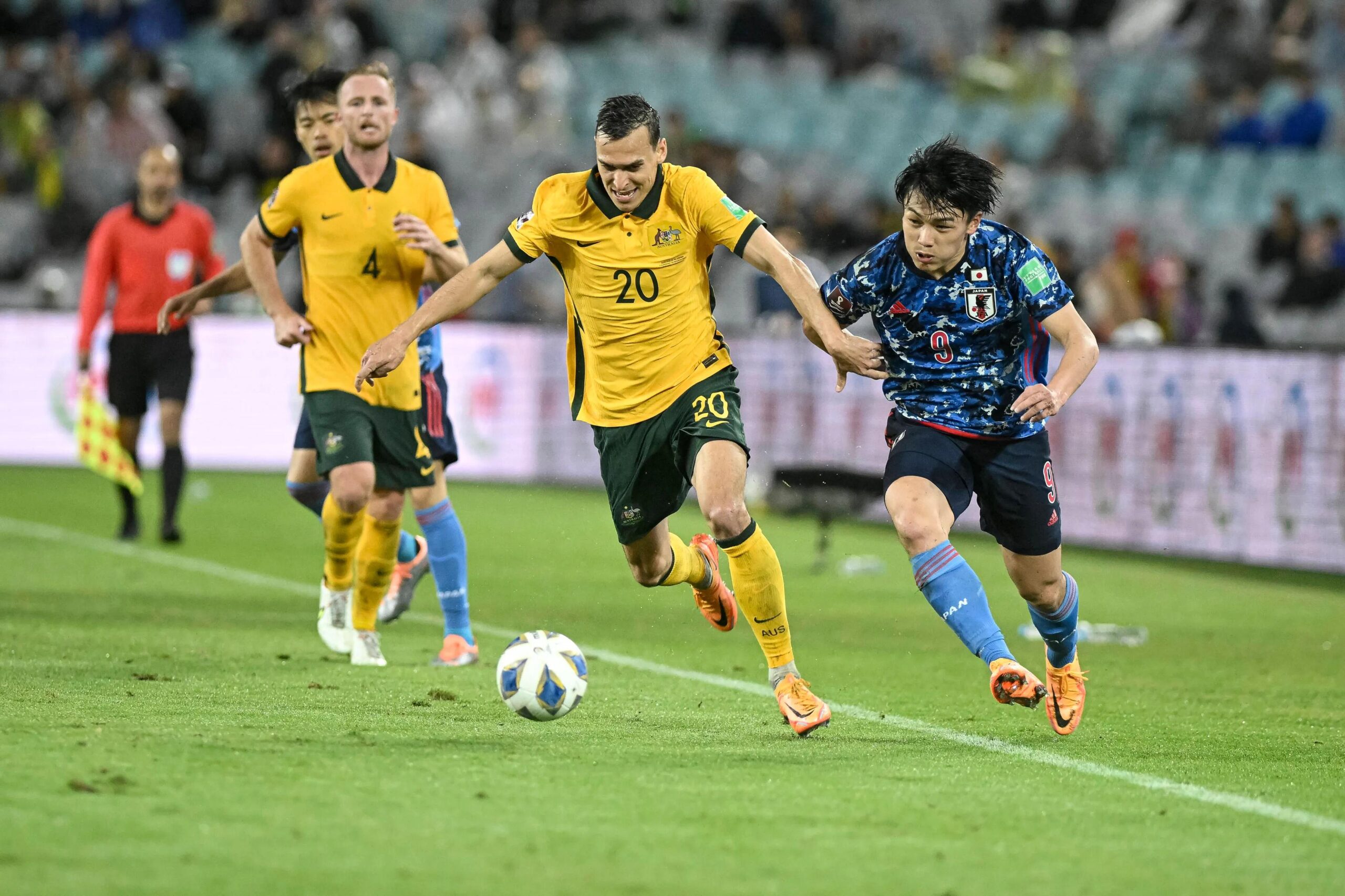 Japan, Australien und Saudi-Arabien in der AFC-WM-Qualifikation 2026.