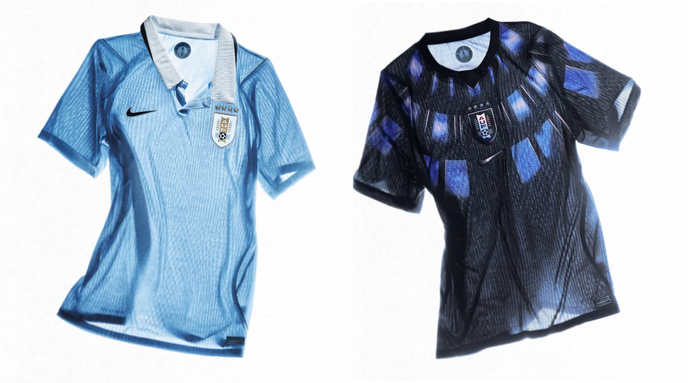 Uruguays WM-Trikot 2026 – die Celeste mit vier WM-Sternen.